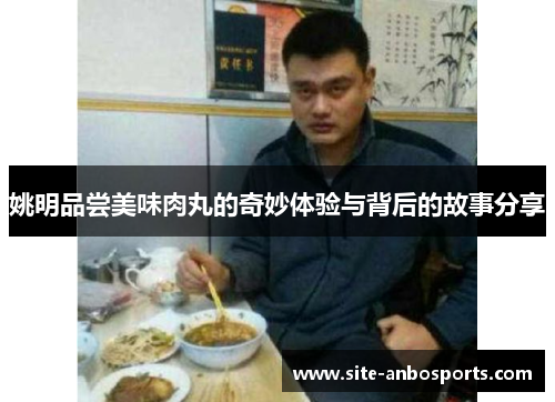 姚明品尝美味肉丸的奇妙体验与背后的故事分享